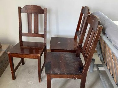 Krzesła drewniane 4 sztuki-1