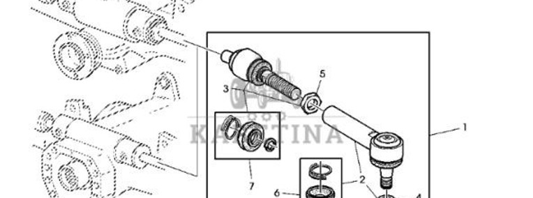 John Deere 7530 Premium - Przegub kulowy AL209419-1