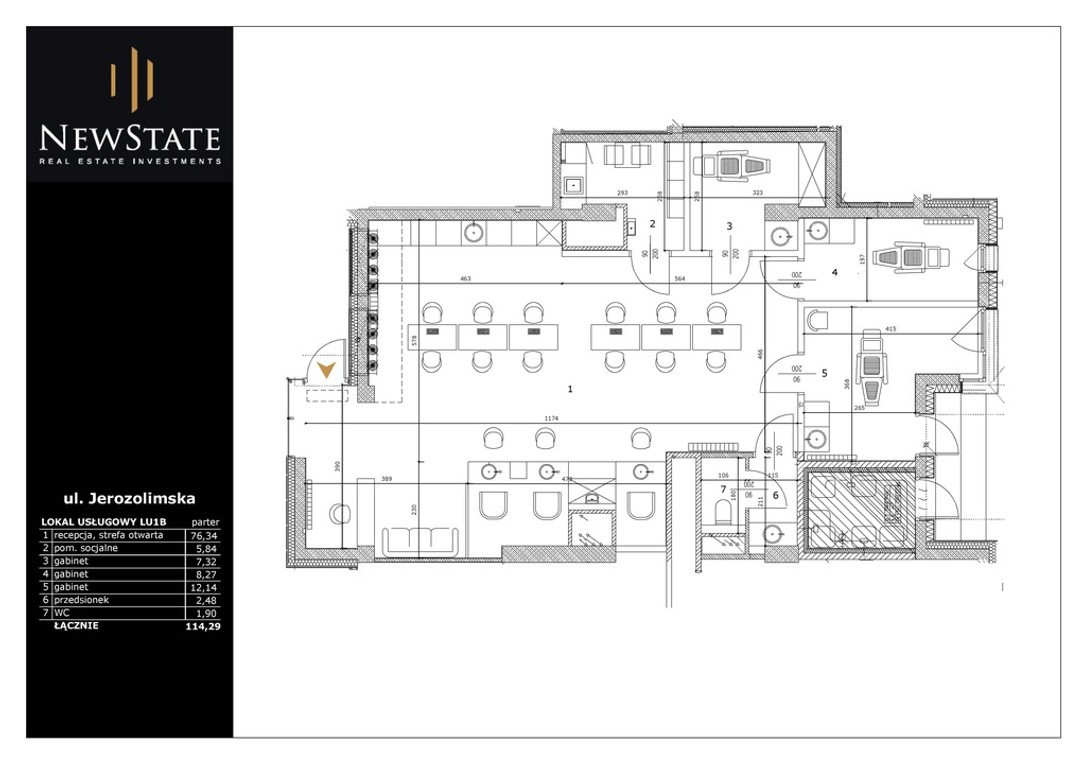 Lokal gastronomiczny | 114,29 m² | bez prowizji - Więcej