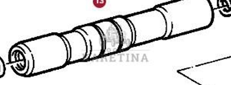 Fendt Favorit 514 Wał Wybieraka CZĘŚCI 514100220040-1