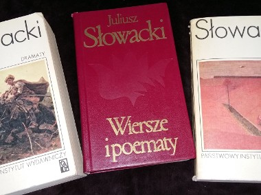  Dramaty J.Słowacki 2 tomy.Wiersze i poematy Juliusz Słowacki-1