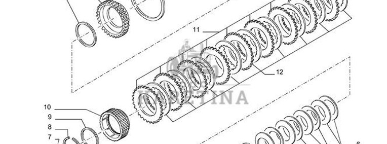 New Holland T6010 T6090 T6070 Piasta 81863385-1
