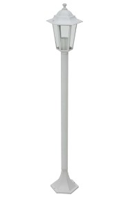 vidaXL Lampy ogrodowe, 110 cm, E27, aluminium, 6 szt., białe 44215-2