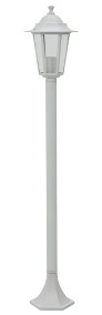 vidaXL Lampy ogrodowe, 110 cm, E27, aluminium, 6 szt., białe 44215-3