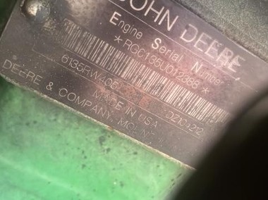 Silnik John deere RG6135 john deere 13.5L-2