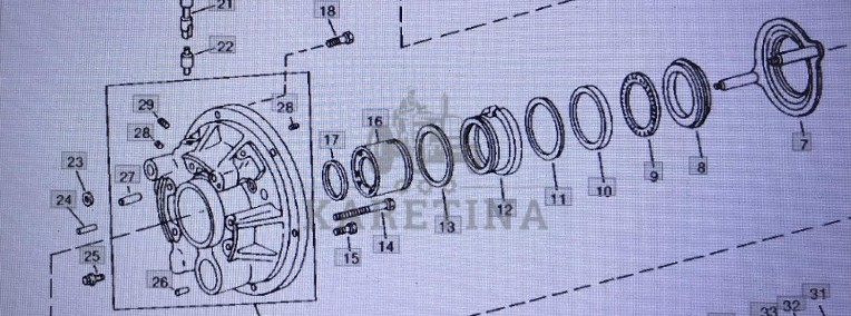 John Deere RE10529/R61660/RE193237/obudowa/John Deere 4555/4755/4955-1