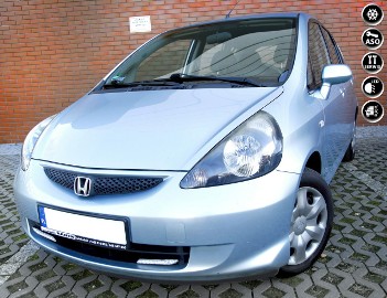Honda Jazz II 1.24 80KM|Klimatyzacja|LED| Serwisowany|Bezwyp|Zarejestr|GWARANCJA