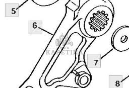 John Deere 7600 7700 7800 Ramię Podnoszące Prawe Lewe RE47388
