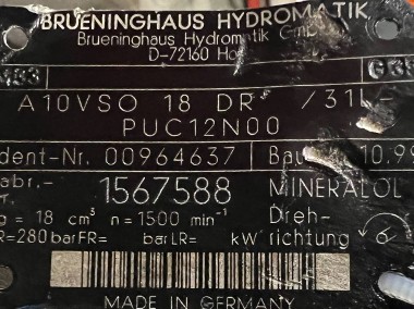 Brueninghaus A10VSO 18 DR / 31L-PUC12N00 (00964637) pompa hydrauliczna-1