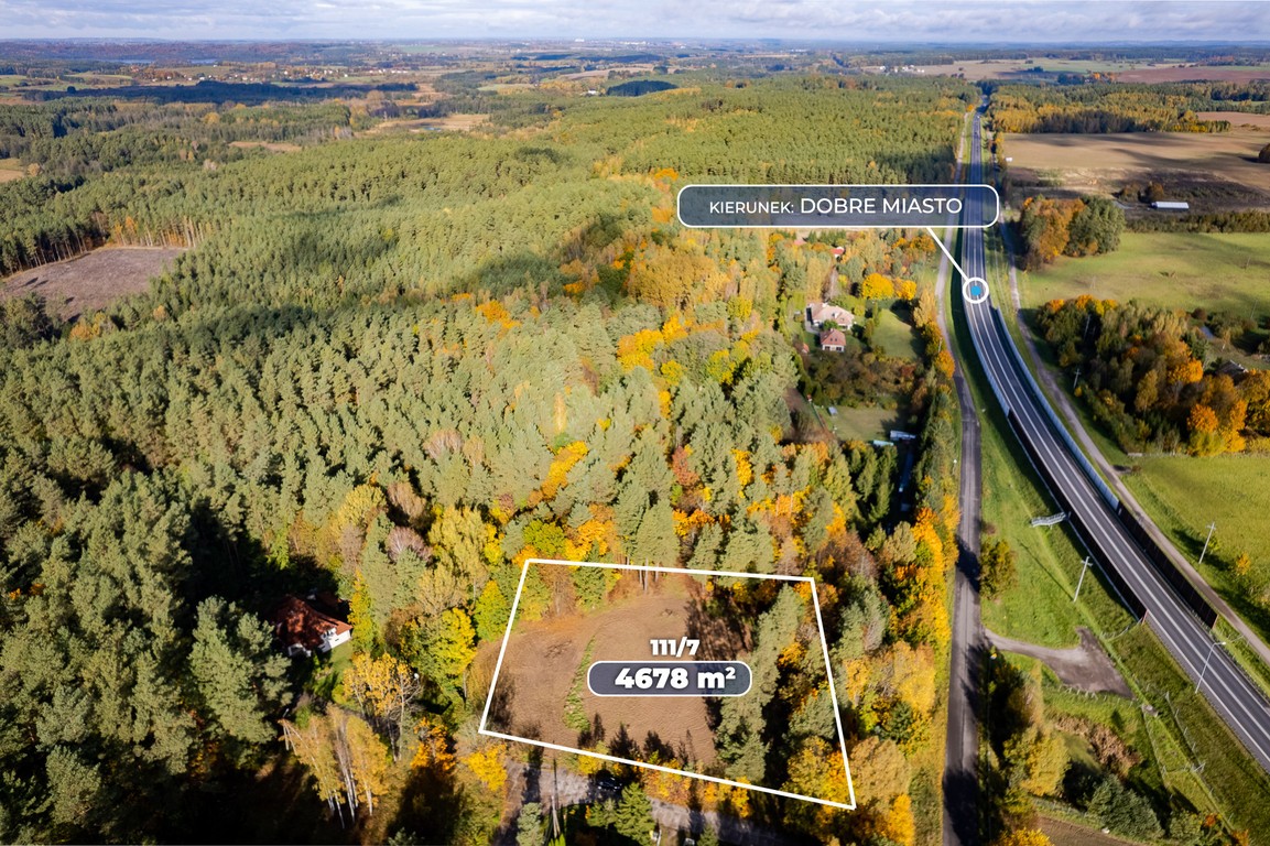 Działka na sprzedaż, 4671 m², Dywity Spręcowo - Widok 5