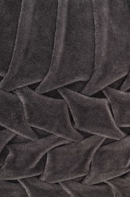 vidaXL Puf, aksamit bawełniany, marszczony, 40 x 30 cm, antracytowy 284032-2