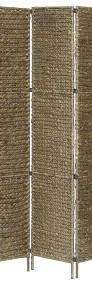 vidaXL 5-panelowy parawan pokojowy, brązowy, 193x160 cm, hiacynt wodny247351-3