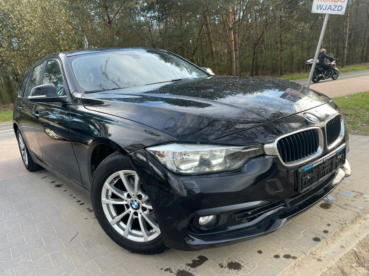 BMW SERIA 3 V (F30/F31/F34) BMW SERIA 3 2.0D 190KM Led Navi Automat Niski Przebieg Zadbana Opłacona 2017 Rok