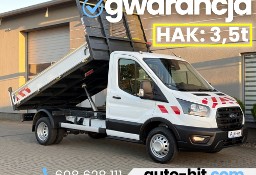 Ford Transit Wywrotka 3.20m Na bliźniakach 165KM Hak *35.000km /www.auto-hit.com/