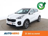 Kia Sportage IV 4x4, automat, bi-xenon, skóra, czujniki i kamera cofania, grzane fot