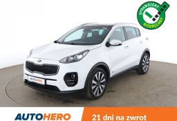 Kia Sportage IV 4x4, automat, bi-xenon, skóra, czujniki i kamera cofania, grzane fot