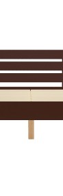 vidaXL Rama łóżka, ciemnobrązowa, lite drewno sosnowe, 120 x 200 cm 283174-3