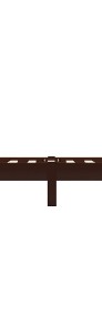 vidaXL Rama łóżka, ciemnobrązowa, lite drewno sosnowe, 120 x 200 cm 283174-4