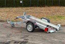 Inna PRZYCZEPA PLATFORMOWA VIARUS 750 KG – 2,2 × 1,12 M, ODCHYLANY POKŁAD