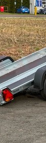 PRZYCZEPA PLATFORMOWA VIARUS 750 KG – 2,2 × 1,12 M, ODCHYLANY POKŁAD-4