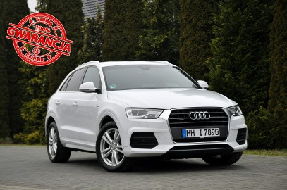 Audi Q3 I (8U) 2.0TDI(150KM)*S-Line*Lift*Xenon*Led*Navi*Skóry*BLS*Automat*Alu17"ASO