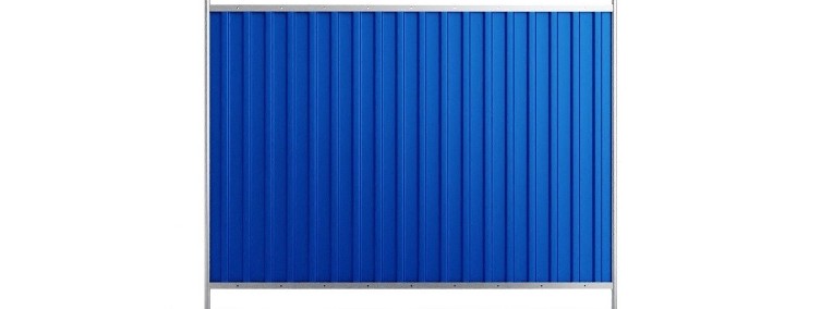 Ogrodzenia budowlane niebieskie Panel z blachy trapezowej-1