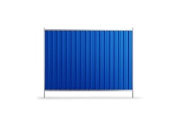 Ogrodzenia budowlane niebieskie Panel z blachy trapezowej