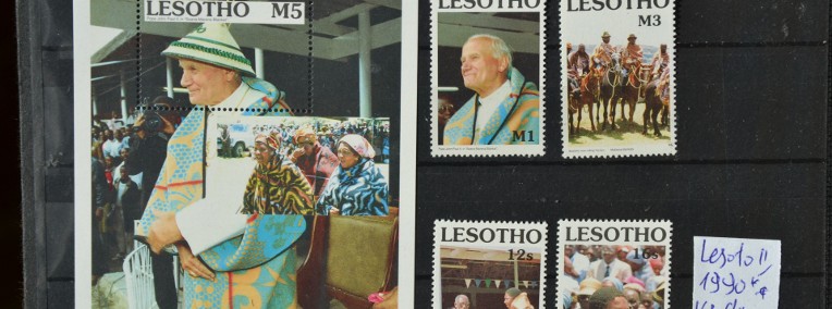 Papież Jan Paweł II. Lesoto II ** Ks. Chrostowski poz. 143-1