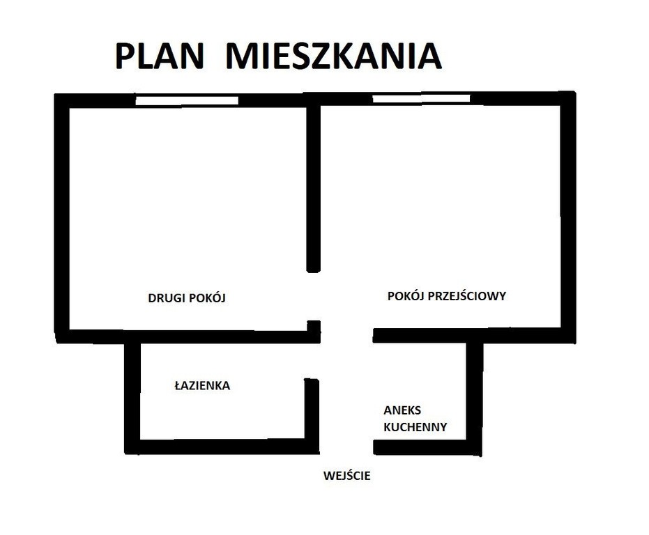 Mieszkanie dwa pokoje, bardzo dobra lokalizacja - Więcej