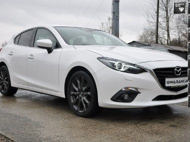 Mazda 3 III gwarancja*asystent pasa ruchu*xenon*skóra*led*bluetooth*kamera cofan-1