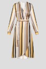 Nowa sukienka Orsay w paski L 40 retro wiązana pasy dekolt kopertowa vintage