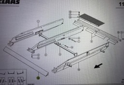 Profil poprzeczny Claas Mega Nr kat. części 000 647 630 0 Nr kat. części 000 647 630 0