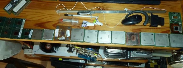 Procesory, kilka pod różne sockety. Do komputera i do laptopa.-1