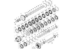 John Deere 9470RX - Wał RE590408 (Przekładnia Power Shift)