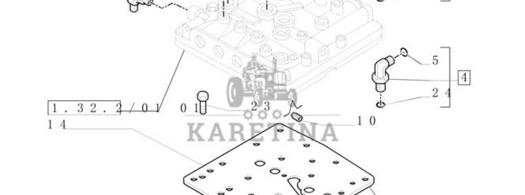 New Holland T6010 Płyta 87318876-1