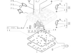 New Holland T6010 Płyta 87318876