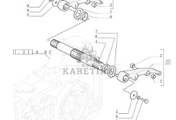 New Holland T6010 T6090 T6070 T7230 Ramię podnośnika 47127554