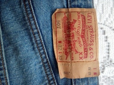 (W32 L32)  Levi's 501®/ Dżinsy/ jeansy/ spodnie dżinsowe/spodenki -1