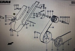 CLAAS 00 0667 878 2/Claas prowadnica pasa/Claas Lexion 580 670-640 770 600 560-540