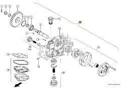 Claas Xerion 4000 - most przedni - pompa oleju 0006279061