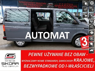 Volkswagen Transporter T6 5-osób AUTOMAT GWARANCJA 1wł Kraj Bezwyp FullLed+NAVI+KAMERA FV23%-1