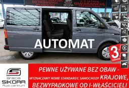 Volkswagen Transporter T6 5-osób AUTOMAT GWARANCJA 1wł Kraj Bezwyp FullLed+NAVI+KAMERA FV23%