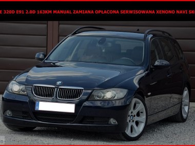 BMW SERIA 3 2.0D 163KM Zamiana Opłacona Xenon Navi Skóra-1