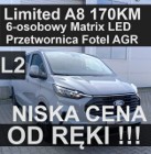 Ford Transit Transit Custom L2 Limited A8 170KM Kamera 360 Matrix LED Felgi 17" -