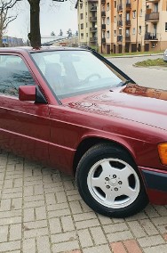 Mercedes-Benz W201 190E 1.8i Oryginał Bezwypadkowy Wersja Avantgarde Rosso I Właściciel-2