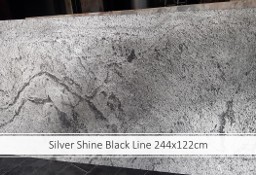 Fornir kamienny Silver Shine BLACK  2 formaty XL, na ściany, na elewacje