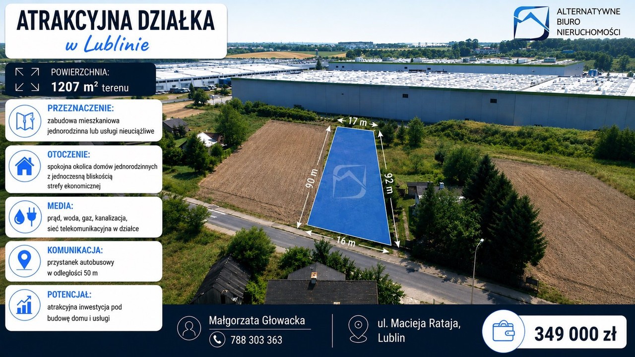 działka lub grunt na sprzedaż