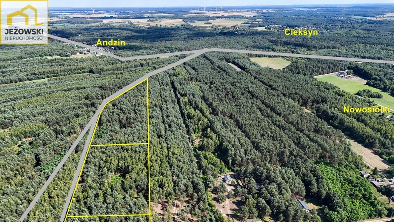 1,68 ha rolno-leśne, polana, dostępny prąd. – pohled 6