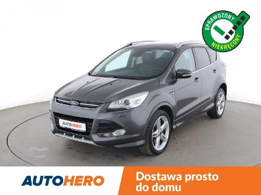 Ford Kuga III 4x4, 180KM, automat, bi-xenon, skóra, navi, klima auto, kamera i czu-1