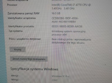 Używany komputer 16GB, Intel 7, Win 10, RX580 8GB-1